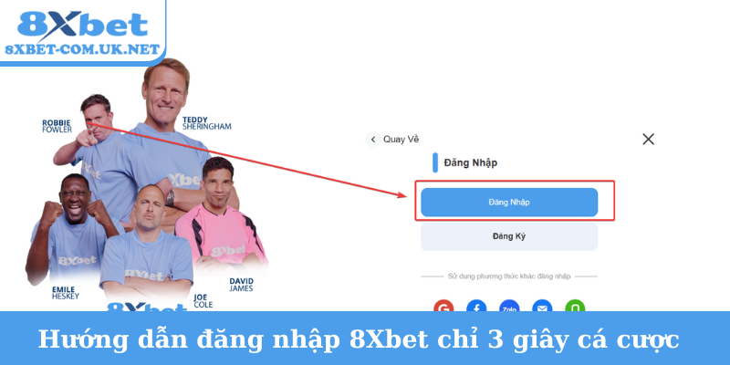 đăng nhập 8Xbet
